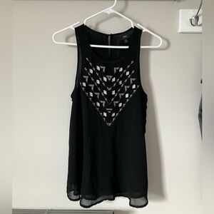 Chic Black Sleeveless Top